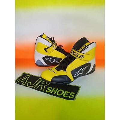 Sepatu drag touring Alpinestar kuning htm putih 2 varian Bagus
