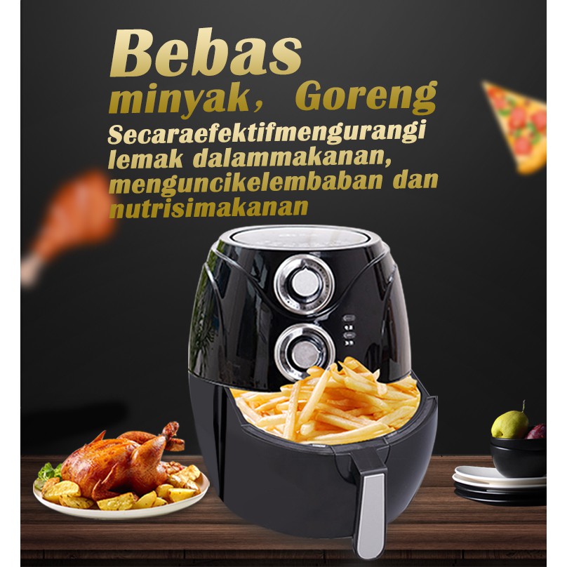 HAN RIVER HRAF01 Air Fryer 4.5 L/ Mesin Penggoreng tanpa minya 1200watt