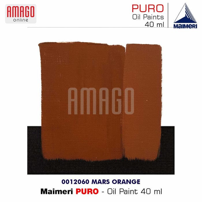 MAIMERI PURO - OIL PAINT - MARS ORANGE - 40ML - M0012060