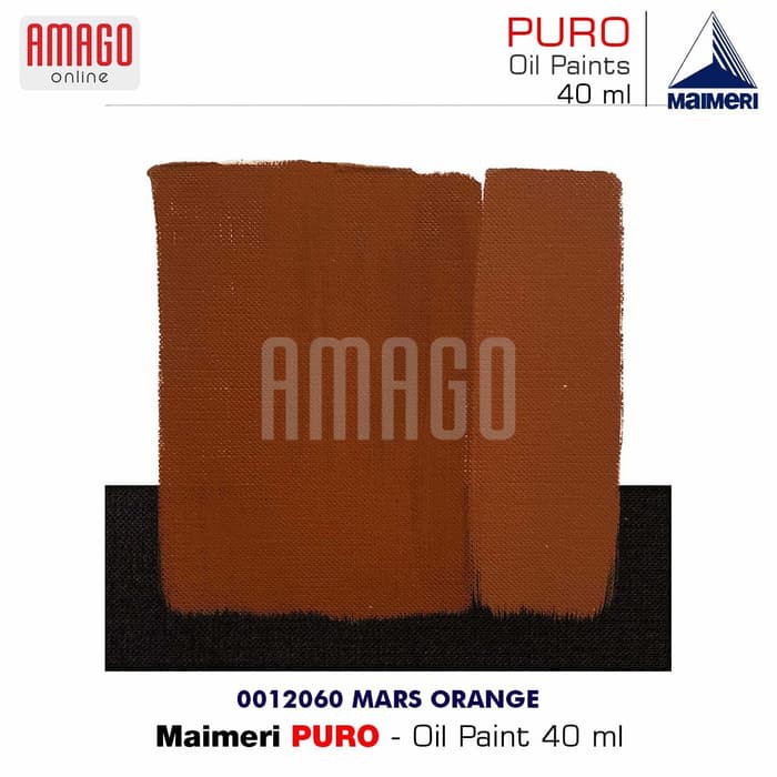 MAIMERI PURO - OIL PAINT - MARS ORANGE - 40ML - M0012060