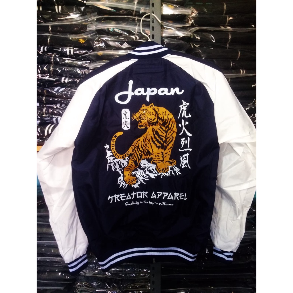 VARSITY SUKAJAN JEPANG BASEBALL BOMBER JEPANG MEMPHIS