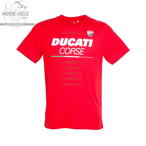 Baju Kaos T-shirt Ducati Corse Red Original