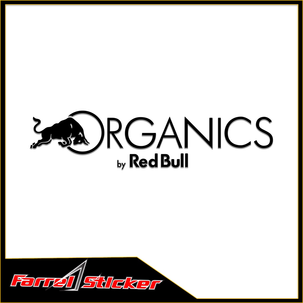 Stiker sticker RedBull ORGANICS