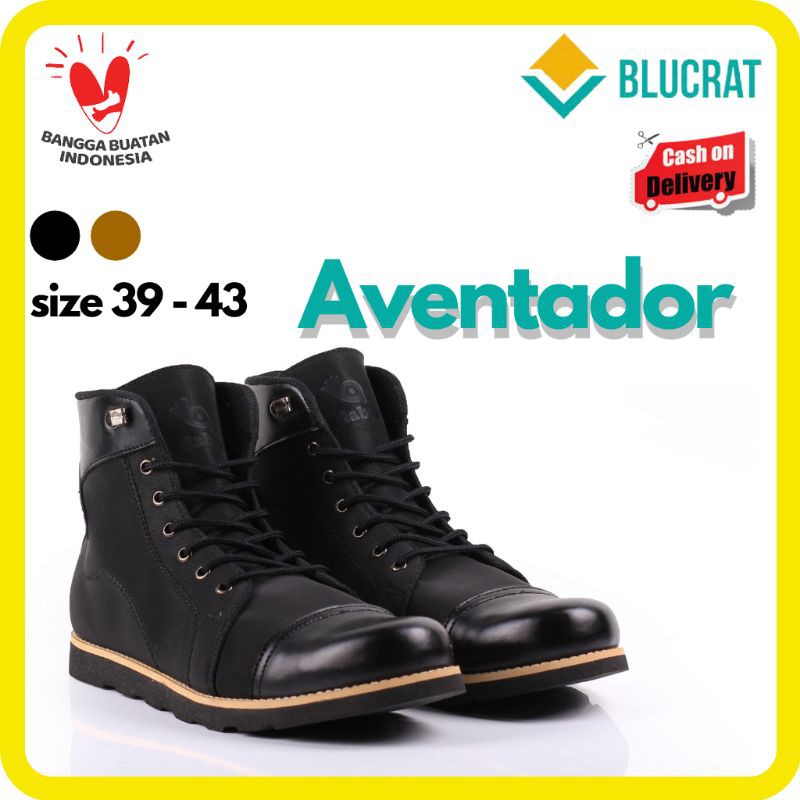 SEPATU SAFETY PRIA / SEPATU BOOTS PRIA KEREN / SEPATU KULIT PRIA / SEPATU FORMAL PRIA / AVENTADOR