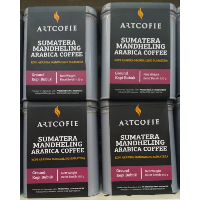 Artcofie Mandheling Arabica Ground 150 gram