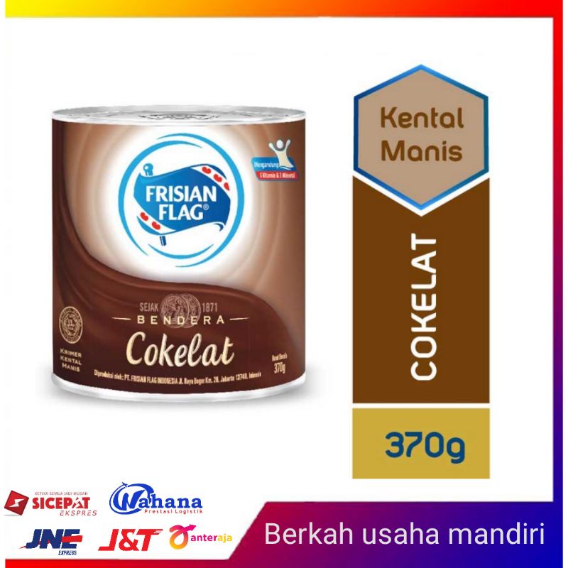 

FRISIAN FLAG Kental Manis Cokelat Kaleng 370g