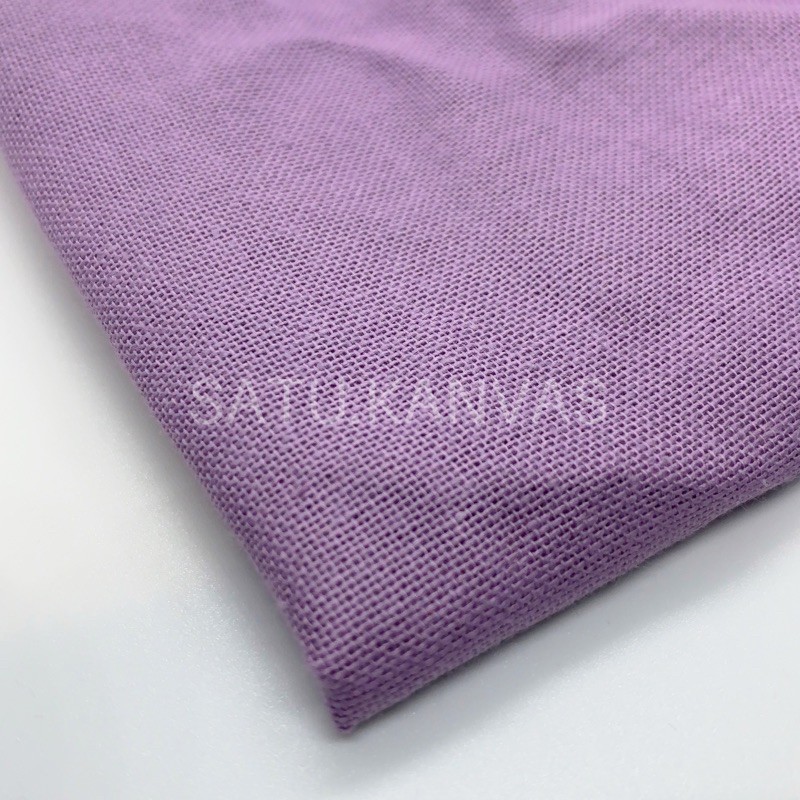 Kain LINEN RAMI Kualitas Premium bahan katun linen-Lillac