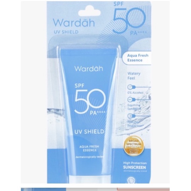 Wardah UV Shield Aqua Fresh Essence 50PA++++ 30ml