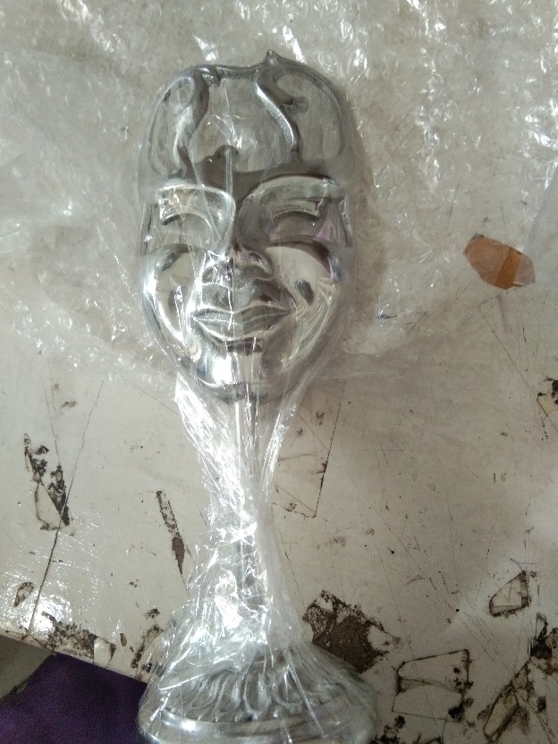 Souvenir Patung Kerajinan Bali Miniatur Topeng Eropa Cowok