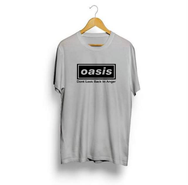 Kaos Distro kekinian [OASIS, DONT LOOK BACK IN ANGER] 100% PREMIUM CATTON