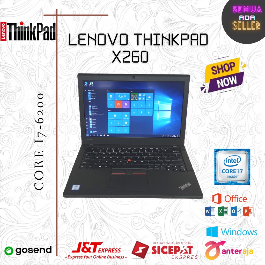 laptop lenovo thinkpad x260 intel core i7 gen6 ram 8gb