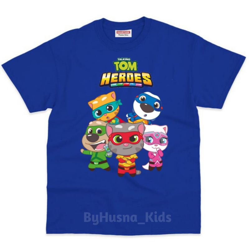 BAJU ANAK KAOS ANAK TALKING TOM HEROES TALKING TOM AND FRIENDS ATASAN ANAK BAHAN PREMIUM