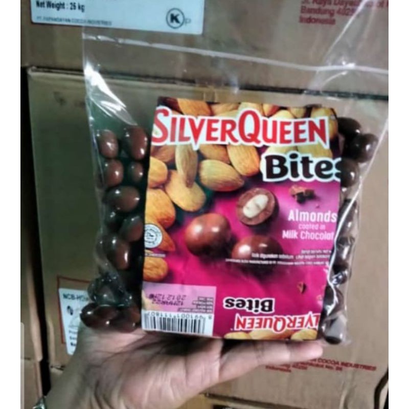 

Silverqueen bites 500gr almond/mede