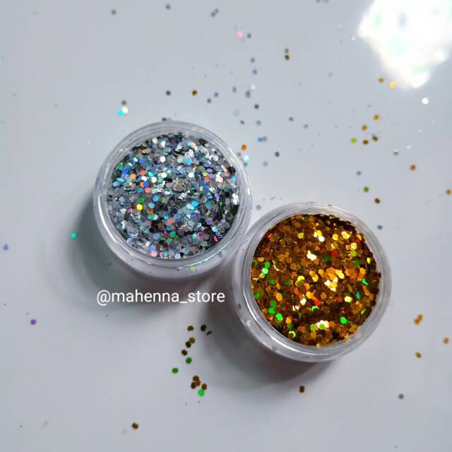 Glitter sequin glitter hexagonal glitter besar glitter kasar