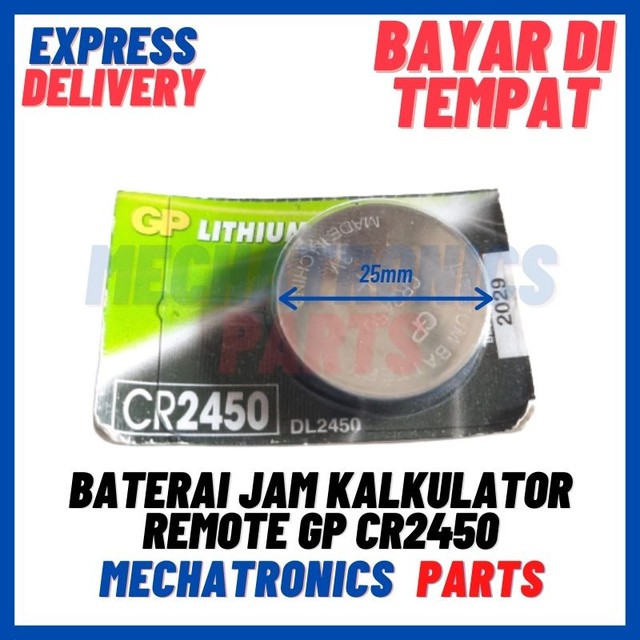 [BTR-9025] BATERAI BATRE JAM KALKULATOR REMOTE GP CR2450