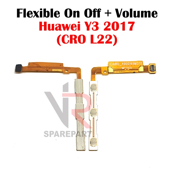 FLEXIBLE ON OFF HUAWEI Y3 2017 / CRO L22 ON OFF + VOLUME