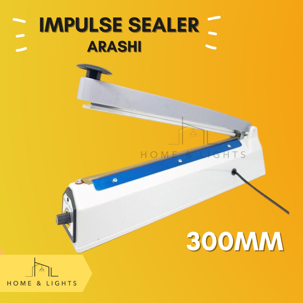 Pres Plastik Impulse Sealer Plastik Arashi 15cm 20cm 30cm 40cm