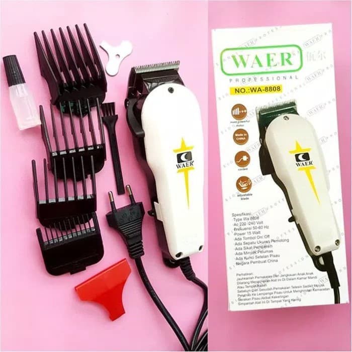 Alat Cukur Rambut / Kumis / Jenggot Hair Clipper Waer WA 8808