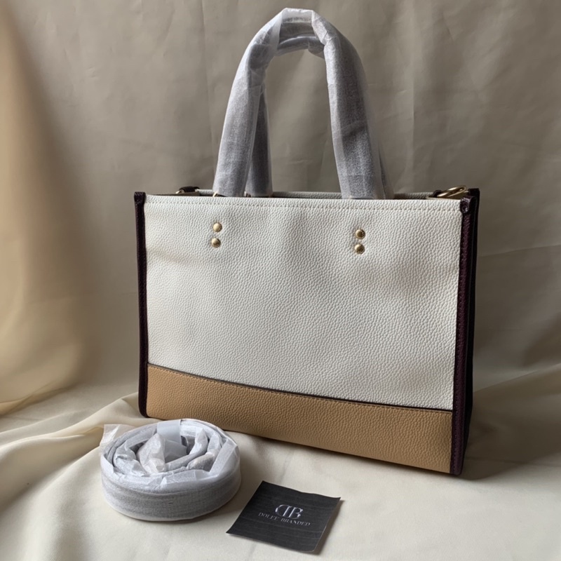 Coach Dempsey Carryall In Colorblock Signature Canvas (C2182)