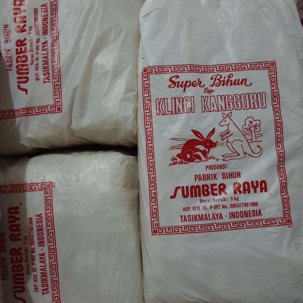 [Bal] Super Bihun beras Cap Kelinci Klinci Kangguru Sumber Raya 5 kg - BKELINCI