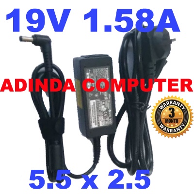 Adaptor Charger Toshiba 19V 1.58A 5.5 x 2.5 MM ORI