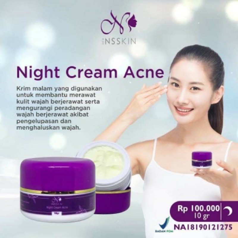 night cream acne new ns skin