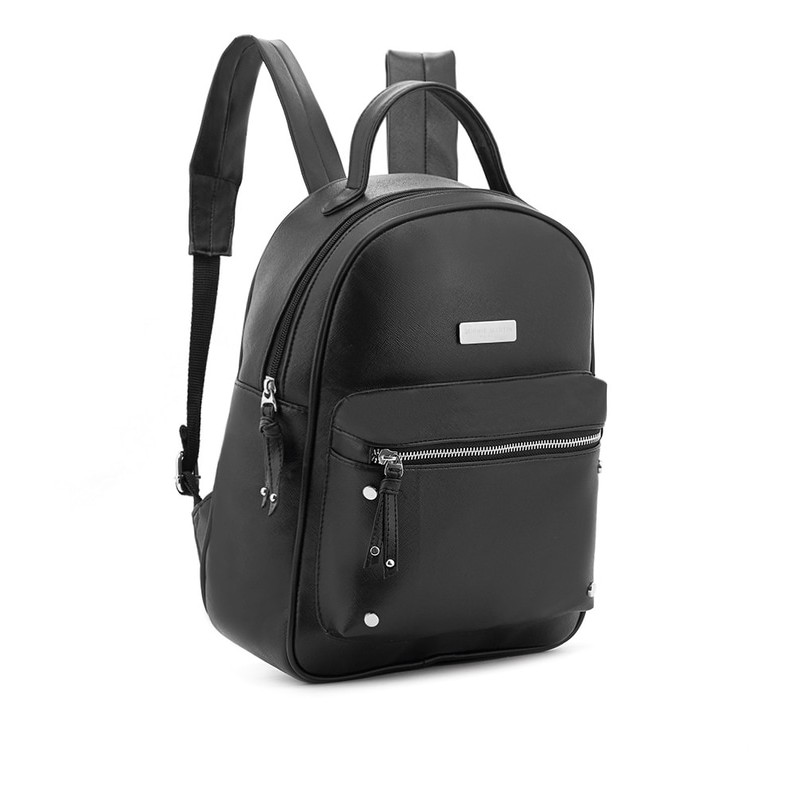 TAS RANSEL WANITA SOPHIE MARTIN IMPORT KULIT HITAM HARLEEM T4263B5 O B