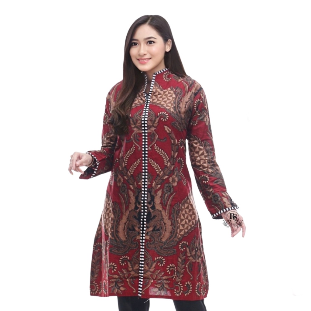 EMHABATIK | Jumbo Tunik batik Wanita emhabatik Seragam terlaris 24/08