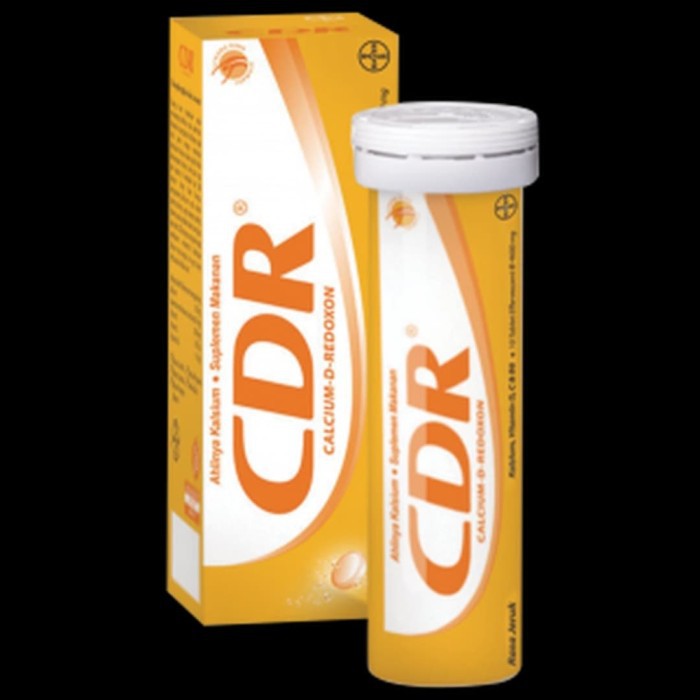 Best Price!! CDR Rasa Jeruk 10 Tablet / Vitamin / Vitamin C / Suplemen / Daya Tahan Tubuh