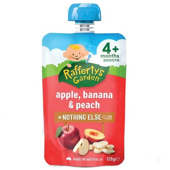 

Murah Rafferty'S Garden Apple, Banana & Peach Baby Food 4+ Limited