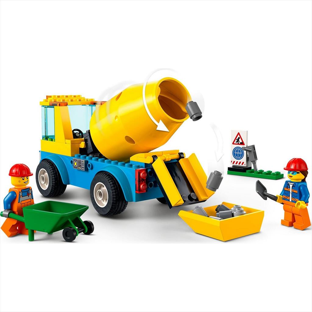 LEGO City 60325 Cement Mixer Truck