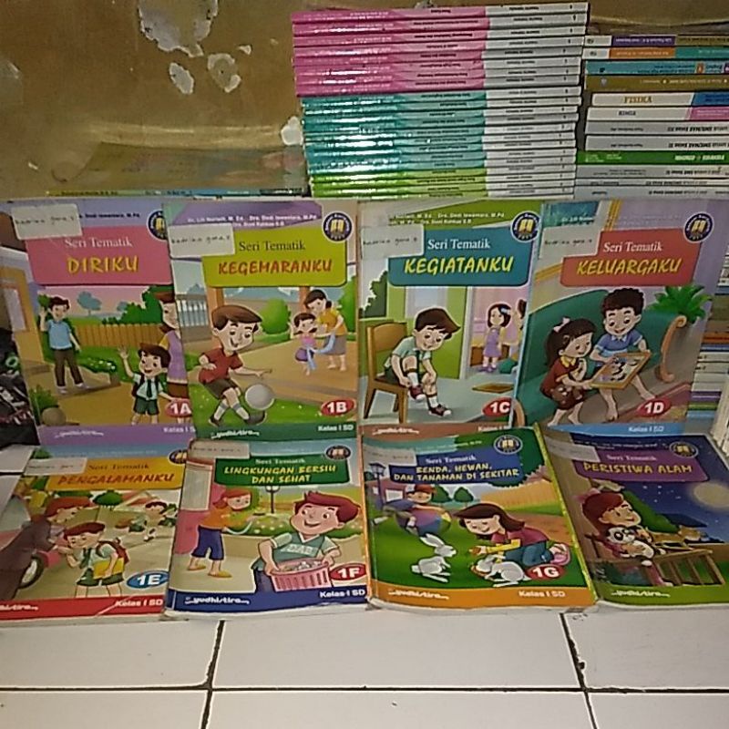 buku seri tematik yudhistira kelas 1