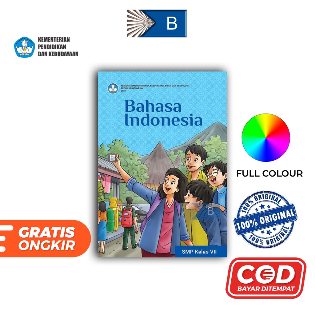 Jual Buku Bahasa Indonesia Kelas 7 SMP - Buku Paket B INDO Kelas VII ...