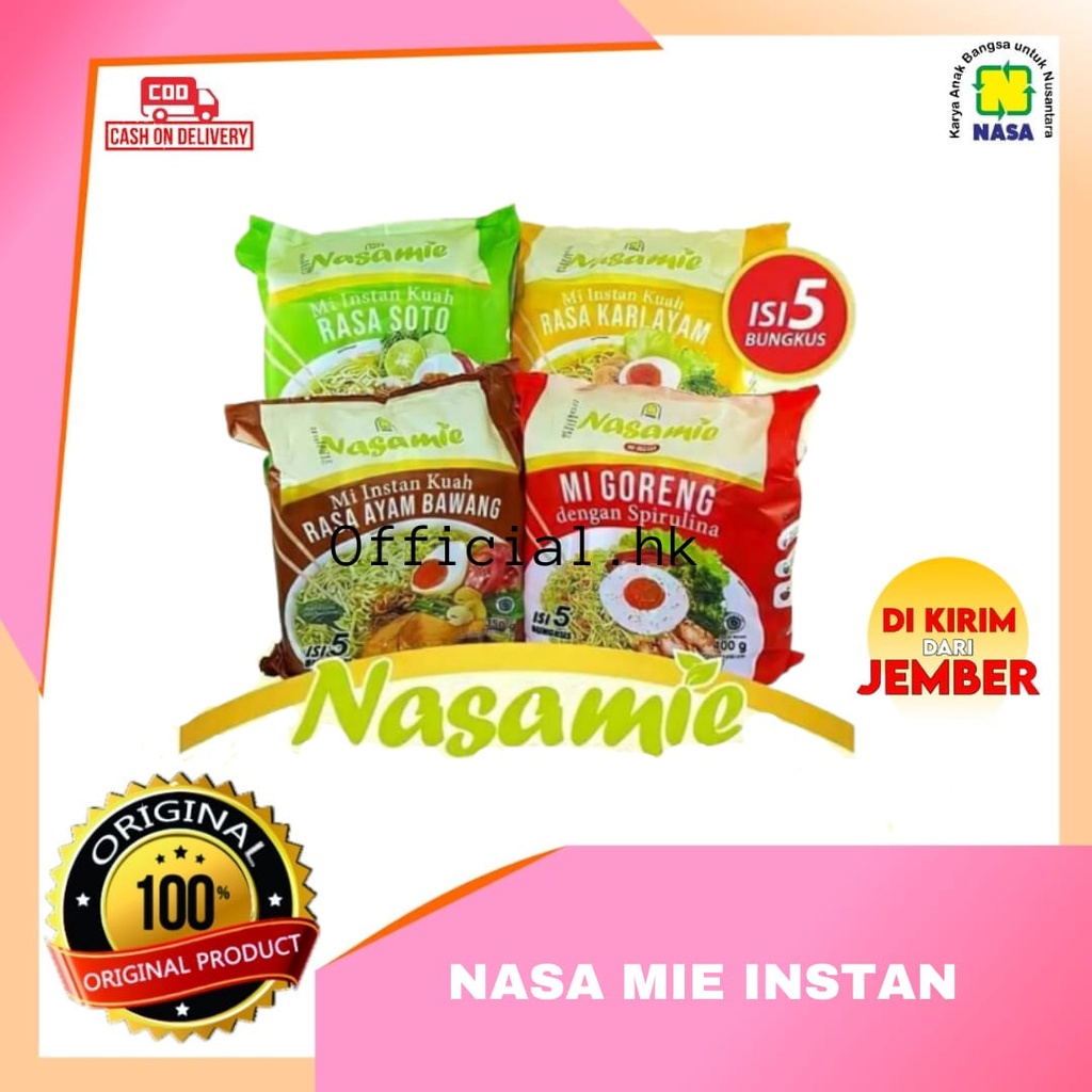 

mie nasa original mie hijau mie sehat nasamie mie hijau spirulina