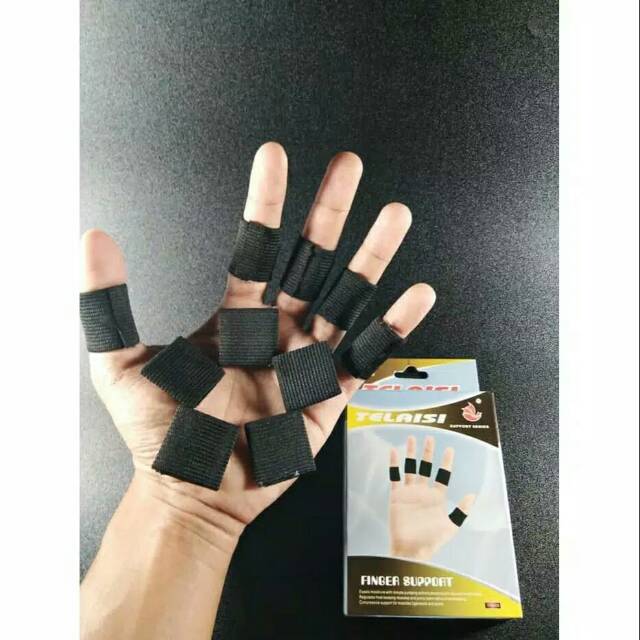 Telaisi Finger Support / Pelindung Jari / Deker Jari  Tangan / Deker jari voly /Deker 10 jari tangan