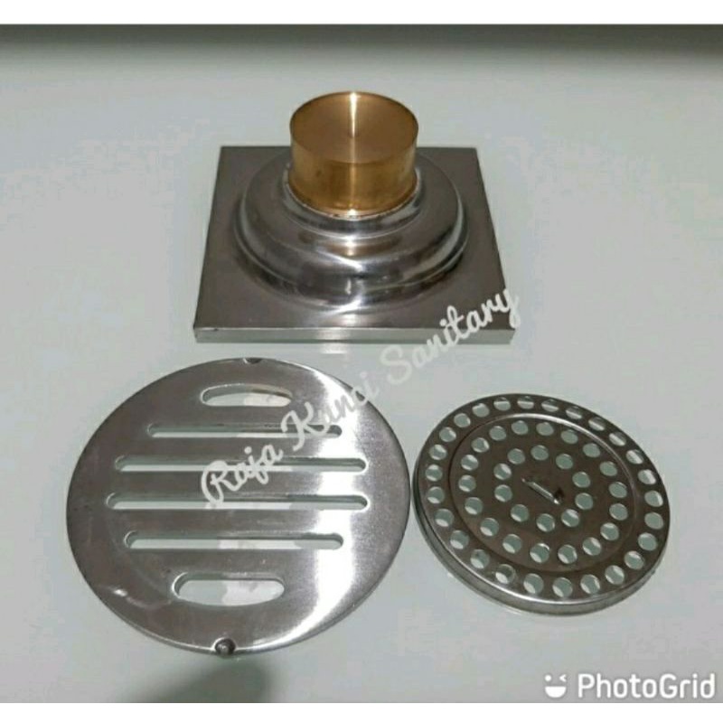 Smart Floor Drain Stainless 10x10cm/Saringan Got Anti Bau Dan Serangga/Floor Drain