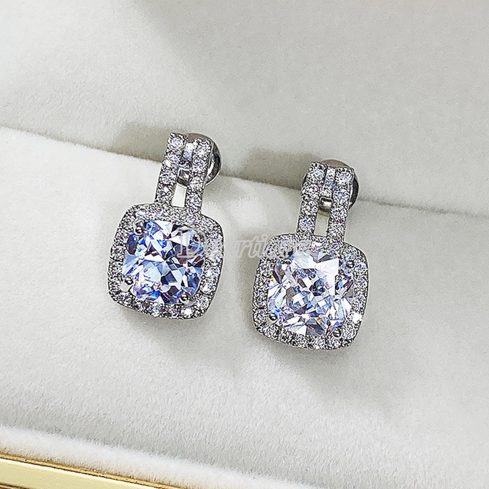 Anting Bentuk Water Drop Bahan Zircon Untuk Wanita