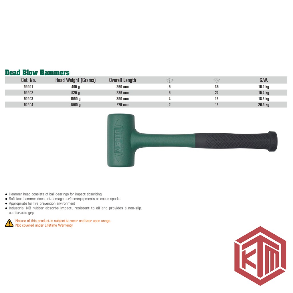 palu dead blow hammer 92902 SATA Tools