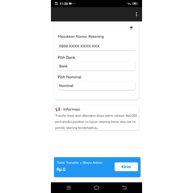 Script bukaolshop html transfer bank