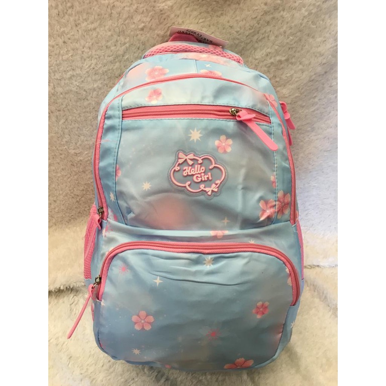 TAS RANSEL ANAK IMPORT HELLO GIRL 6973. DARENA BAGS BANDUNG