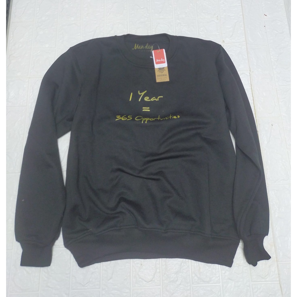 sweater Oneck krew neck premium pria wanita terbaru