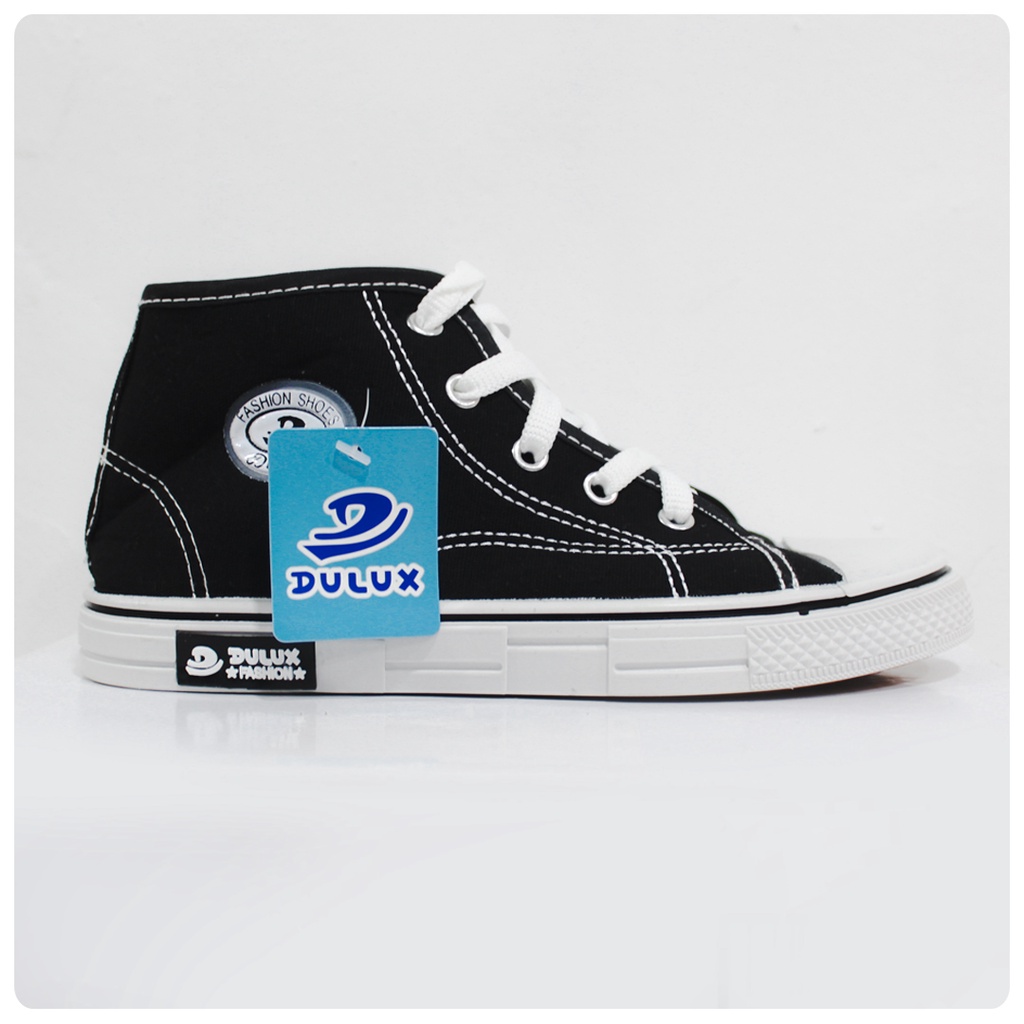 Sepatu Sekolah Anak Unisex Polos Tali - Dulux Bx-1061c