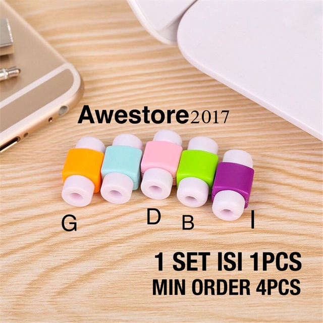 Pelindung Kabel Data Iphone Charger Cable Protector Lightning Saver High Quality