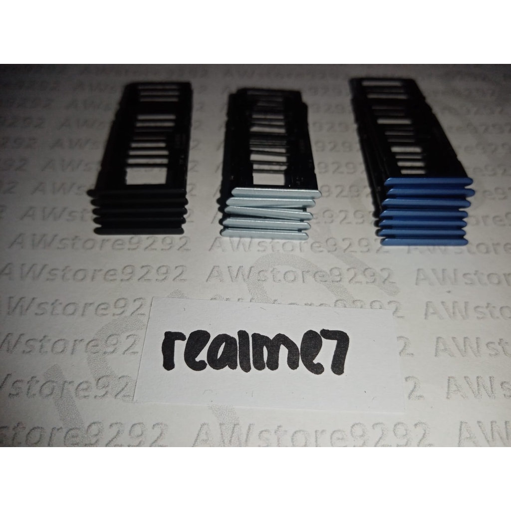 Slot Tempat Dudukan Kartu Simcard Sim card Lock Simtray Sim Tray REALME 7