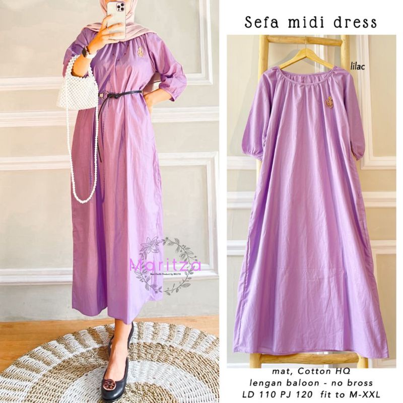 SEFA MIDI DRESS BY MARITZA