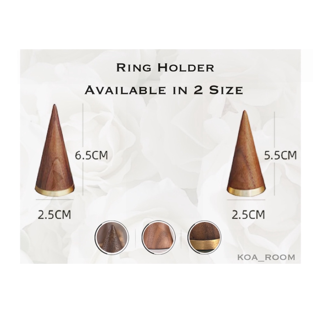 Wooden Ring Holder / Ring Cone