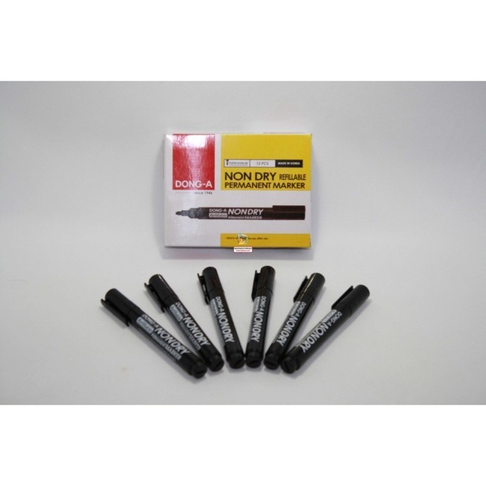

Marker Black Non Dry Permanent Spidol