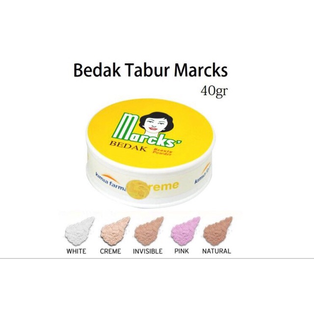 ✿ELYSABETHME✿ Bedak alami tabur BULAT marcks by kimia farma loose powder hasil natural anti wajah berminyak serap