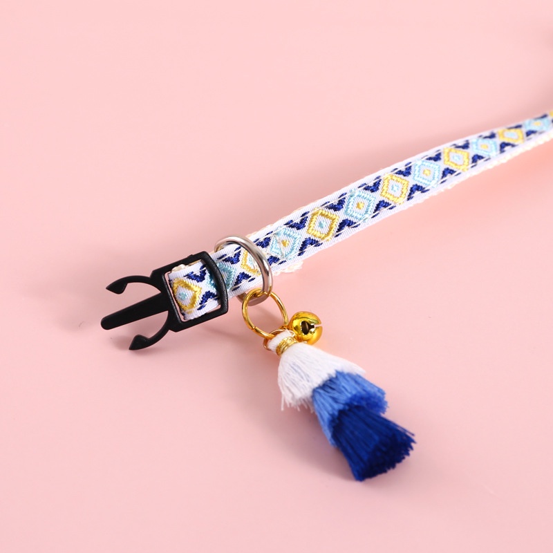 ★〓YUFeiPet〓★New Hot Pet Collars Cat Collar Breakaway Buckle Dog Collar Bells Pet Supplies Tassels Bell Pet Accessories