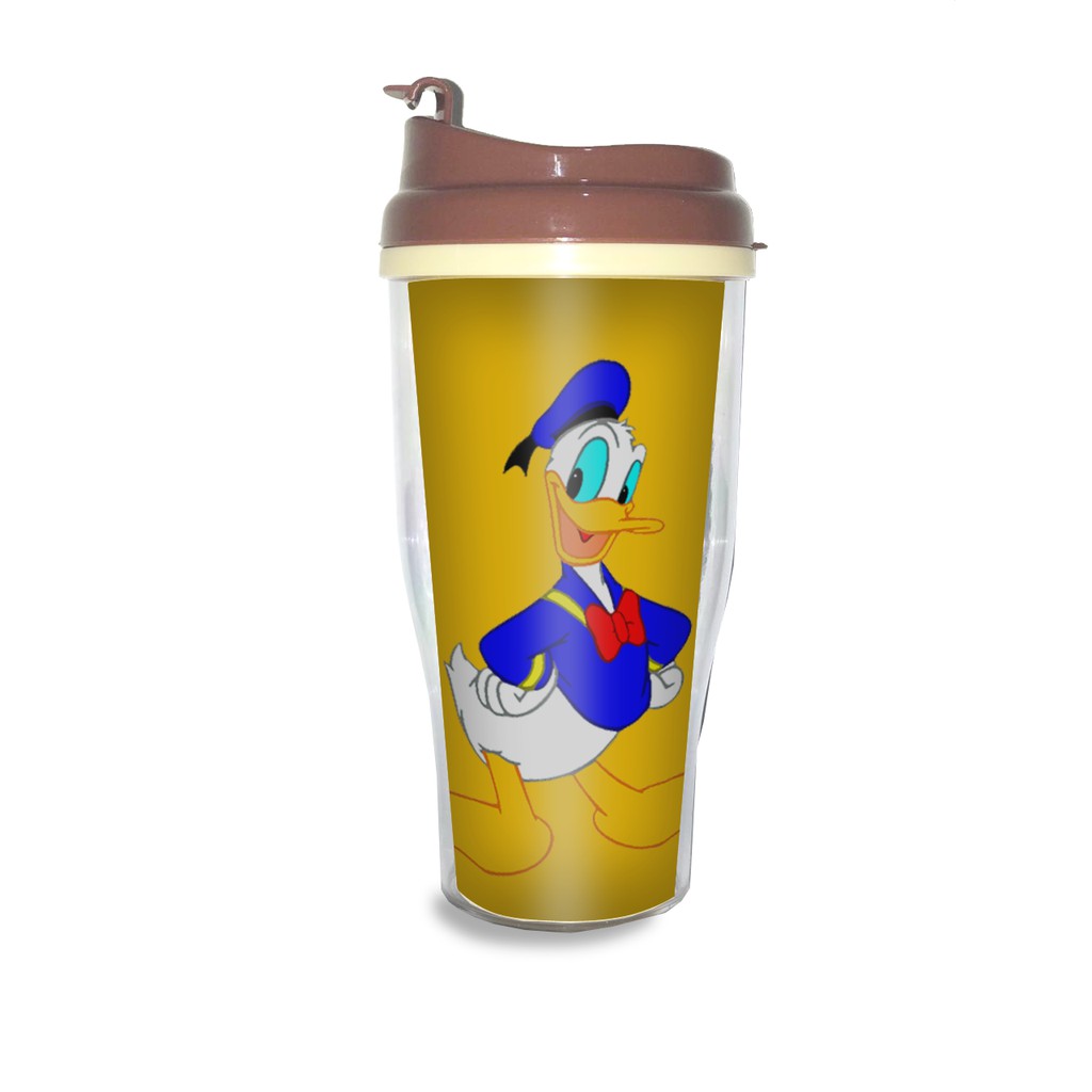 Tumbler Custom Insert Paper Karakter Kartun Donald Duck, Daffy Duck / Tempat Minum Insert Paper